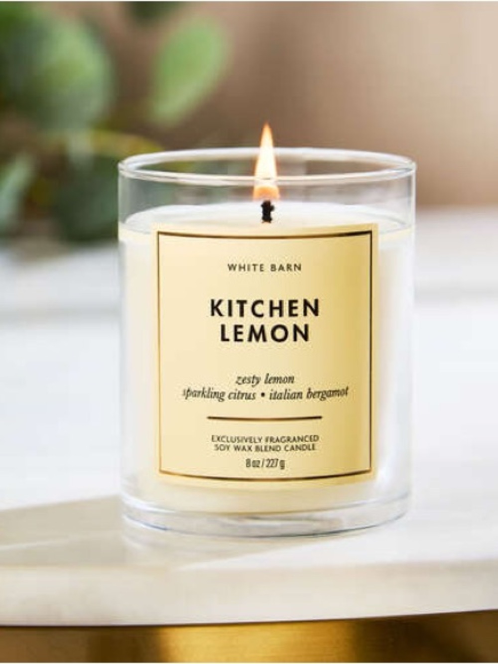 White Barn Kitchen Lemon Candle